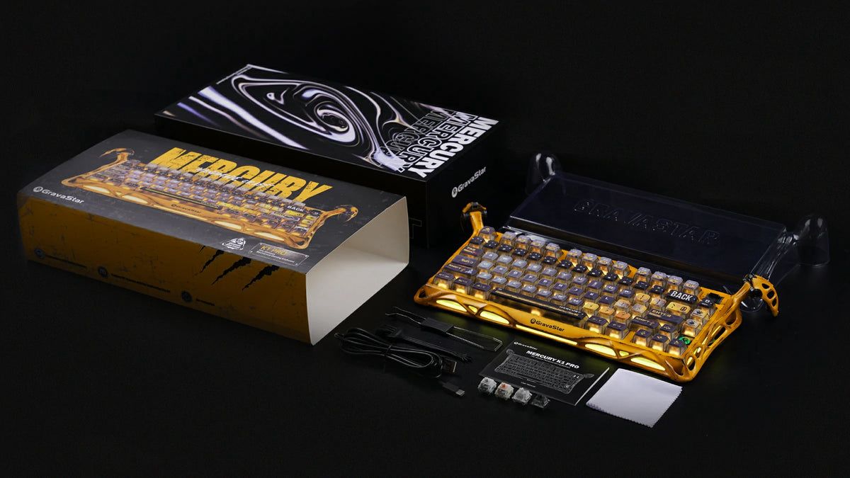 Keyboard Mercury K1 Pro Special Edition - Battle-Worn Yellow