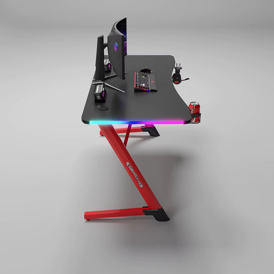 Gaming table with RGB LED lighting