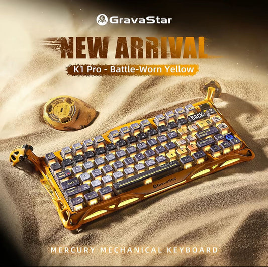 Keyboard Mercury K1 Pro Special Edition - Battle-Worn Yellow