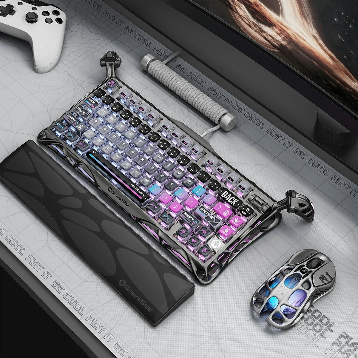 Keyboard Mercury K1 Pro Special Edition - Cyberpunk