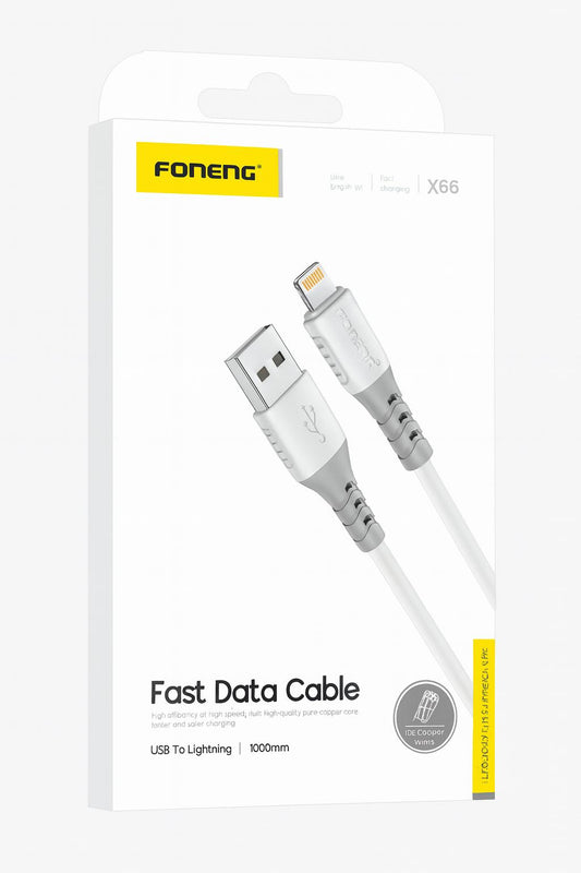 FONENG Charging & Sync Cable for iPhone 1m | Apple Lightning to USB-A
