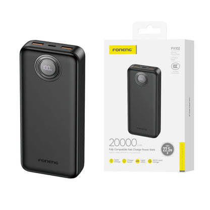PX102 20000MAH POWER BANK (22.5W and 3 ports)