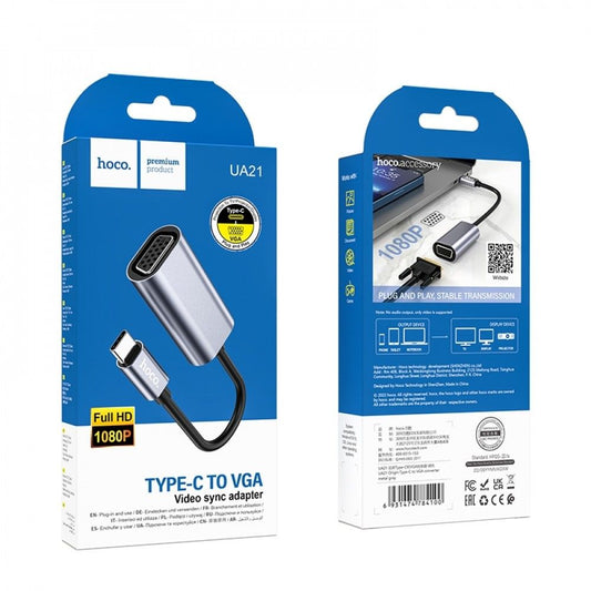 Adapter HOCO UA21 Type-C to VGA