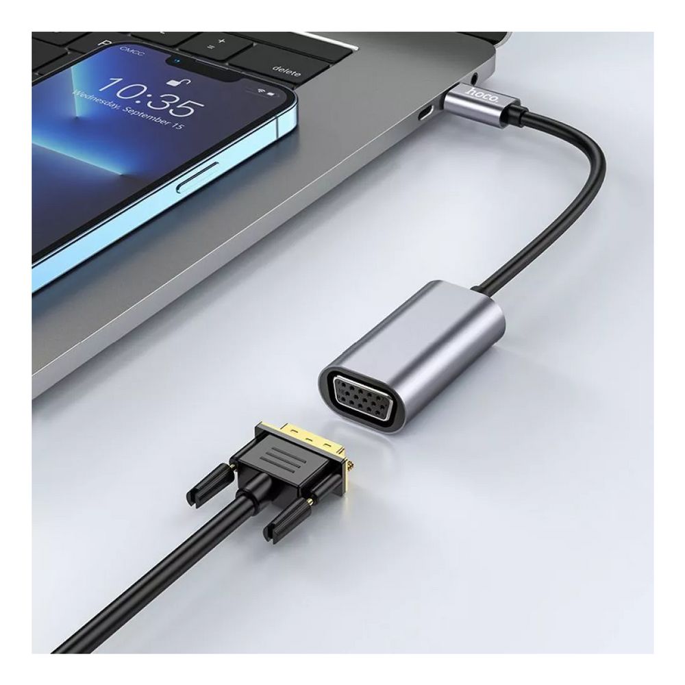 מתאם HOCO UA21 Type-C ל-VGA