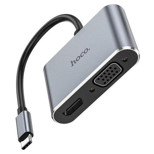 Converter “HB30 Eco” Type-C to HDTV + VGA + USB3.0 + PD